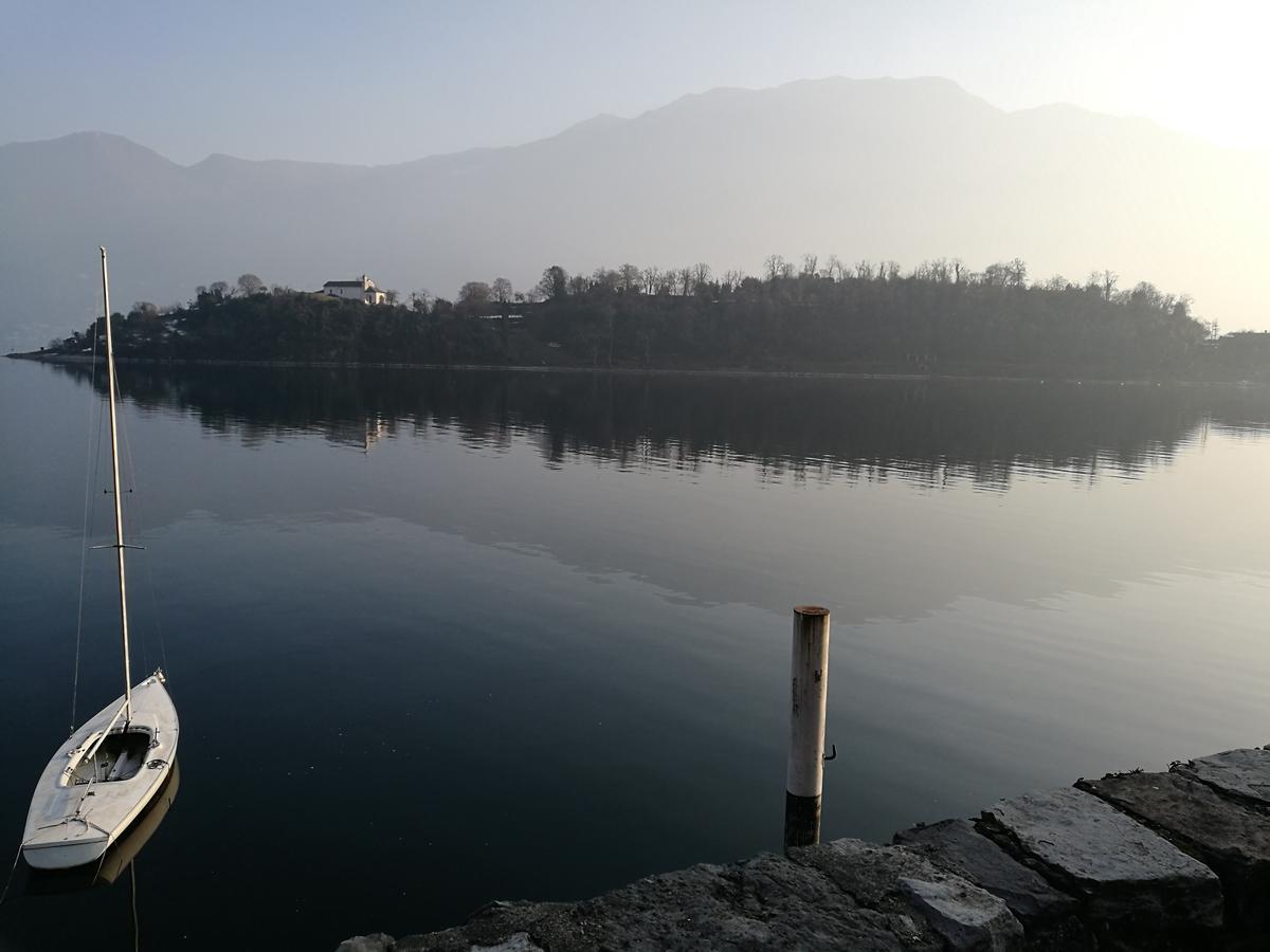 Апартаменти Rustico Vista Lago Леццено Екстер'єр фото